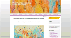 Desktop Screenshot of christengemeenschap.nl